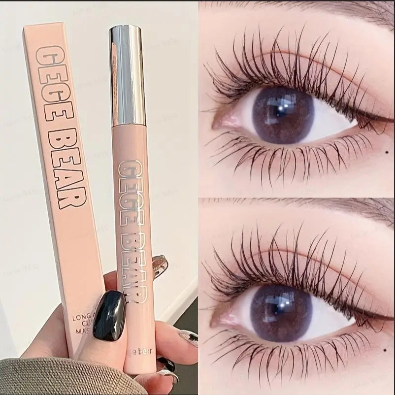 Máscara de pestañas Natural Curls, 1/2 unidad, máscara de pestañas de larga duración y anti-manchas, producto de maquillaje profesional para mujeres, cosmético para ojos.